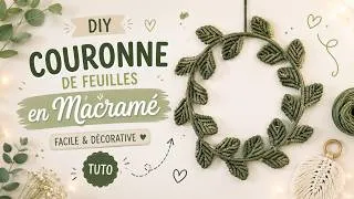 Miniature : DIY MACRAME I Décoration cercle macramé (miroir)