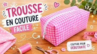 Miniature : DIY COUTURE I Trousse de toilette pour débutante pas à pas