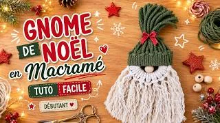 Miniature : DIY MACRAME I DEBUTANT I Gnome de Noël