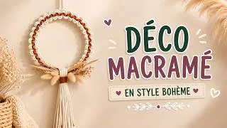 Miniature : DIY MACRAME | Couronne macramé et fleurs séchées
