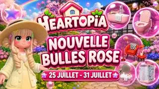 Miniature : Heartopia 💗 | Bulles Roses du 25 au 31 juillet  Localisation des 19 bulles #heartopia #cozy