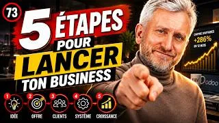 Miniature : 5 ETAPES POUR LANCER TON BUSINESS! FACILE!