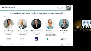 Miniature : Table ronde "Le concept « une seule santé », quelle appropriation par les entreprises ?"