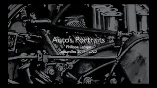 Miniature : Autos Portraits Philippe Lepape aquarelles