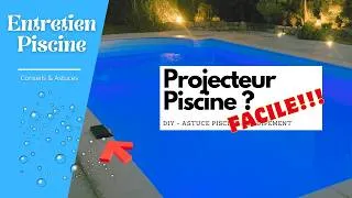 Miniature : ✅ Éclairer sa Piscine Sans Bricoler ! (Projecteur Solaire SANSI ☀️)