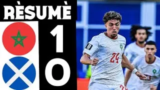 Miniature : Maroc Vs Ecosse 1-0 | Résumé du Match Goal Ismael Saibari | resume maroc ecosse