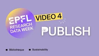 Miniature : Research Data Challenge #4 | Publish research data