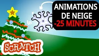 Miniature : ❄️ Coder un effet de NEIGE sur Scratch (Tuto Rapide & Facile)