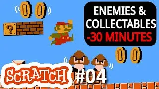 Miniature : TUTO Platformer SCRATCH #04 : Enemies & Collectables