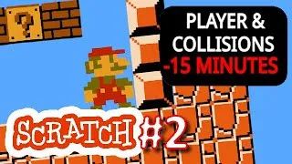 Miniature : Tuto Platformer SCRATCH #2 : Player & Collisions.