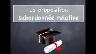 Miniature : La subordonnée relative
