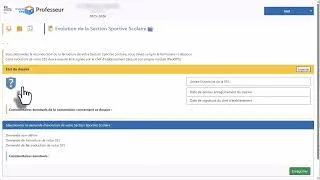 Miniature : [tutoriel iPackEPS] Demande de Reconduction ou Fermeture de votre Section Sprotive Scolaire.