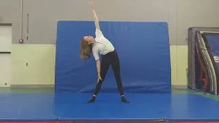 Miniature : Le triangle trikona asana