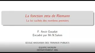 Miniature : Fonction zêta de Riemann : La loi cachée des nombres premiers
