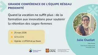 Miniature : De la formation aux innovations pour soutenir la rétention des sages-femmes au Québec