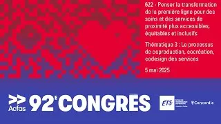 Miniature : Le processus de coproduction, cocréation, codesign des services:Colloque 622, 92e congrès de l'ACFAS
