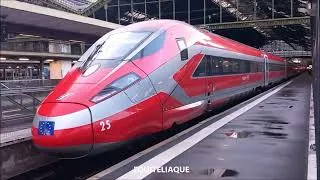 Miniature : TGV Frecciarossa Trenitalia Marseille / Paris Gare de Lyon 13 septembre 2025 High Speed Train France