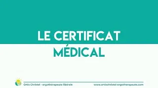 Miniature : Le certificat médical
