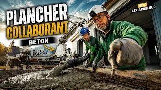 Miniature : J’ai découvert une technique de dalle béton que je ne connaissais pas ! Le plancher collaborant
