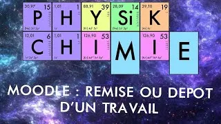 Miniature : Moodle - Remise (ou dépôt) d'un travail au format numérique