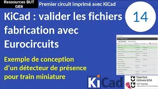 Miniature : Premier PCB avec KiCad 8. 14 : Validation des fichiers de fabrication