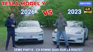 Miniature : Tesla Model Y 2023 VS 2026 - Partie II : Sur la route, ça donne quoi?