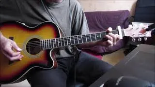 Miniature : Into the sands of Time (M.S.G.) cover acoustic guitar