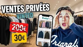 Miniature : J'AI TESTÉ L'ACHAT REVENTE VINTED AVEC LES VENTES PRIVÉES.