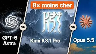 Miniature : Kimi K3.1 Pro a-t-il rattrapé Opus 5.5 et GPT 6 Astra ?