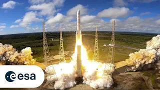 Miniature : Ariane 6 flight VA269: Liftoff captured from the mobile gantry