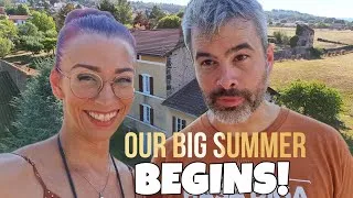 Miniature : The big SUMMER RENOVATION begins! plus a Chateau, a Brocante, and the HELPERS RETURN! 