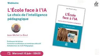 Miniature : L'Ecole face à l'IA par Jean-Michel Le Baut
