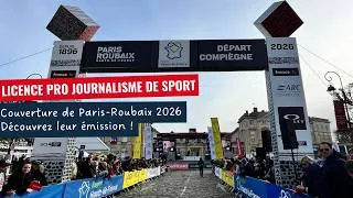 Miniature : Émission Paris Roubaix 2026 - Licence pro journalisme de sport