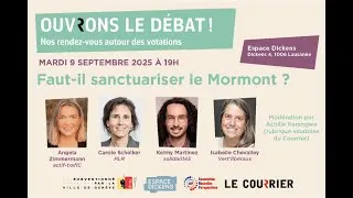 Miniature : Ouvrons le débat ! Sauvons le Mormont, votations du 28 septembre