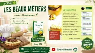 Miniature : Les beaux métiers 🌟 | Poème CE2 Nénuphar – Lecture rythmée et expressive