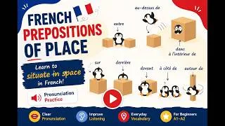 Miniature : Learn to Describe Space in French 🇫🇷 | French Prepositions & Pronunciation (A1-A2)