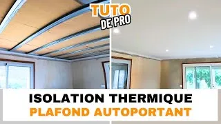 Miniature : Tuto Rénovation : Isolation plafond - laine de roche + placo + installation spots LED