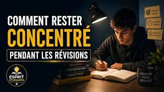 Miniature : Comment rester concentré pendant les révisions ( 07 TECHNIQUES qui fonctionne réellement)