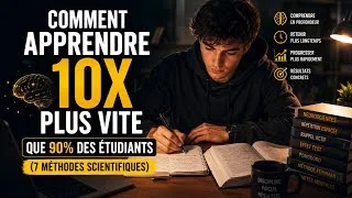 Miniature : Comment Apprendre 10x Plus Vite que 90% des Étudiants (7 MÉTHODES Scientifiques)