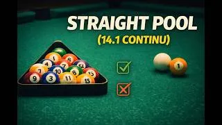 Miniature : STRAIGHT POOL (14.1) : Les RÈGLES que 90% des joueurs ignorent #billard #pool