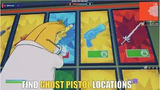 Miniature : CRAZY RED VS BLUE MAP FORTNITE - FIND GHOST PISTOL LOCATIONS