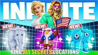Miniature : INFINITE 1V1 ALL GUNS FFA PIMS MAP FORTNITE CREATIVE - FIND ALL SECRETS LOCATIONS PART 11