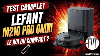 Miniature : Lefant M210 Pro Omni : Le mini robot aspirateur laveur, gadget ou génie ?
