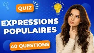 Miniature : 💬 40 Expressions Populaires 😱 95% se trompent !