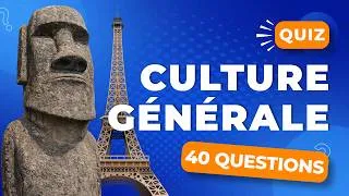 Miniature : 🧠 QUIZ CULTURE GÉNÉRALE | Peux-tu faire 40/40 ? (Niveau Moyen)
