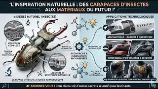 Miniature : INCROYABLE ! Les insectes ont inspiré des matériaux ultra résistants 😱🛡️