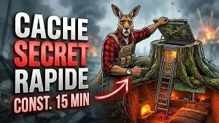 Miniature : Bunker Caché dans une Souche d'Arbre Qui Survit à Tout Désastre — 15 Minutes