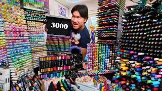Miniature : Je teste 3000 feutres alcool et acrylique
