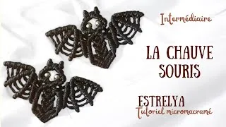 Miniature : Chauve souris micromacramé - Tutoriel animaux DIY