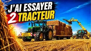 Miniature : J'ai essayé 2 tracteurs durant ma saison de paille